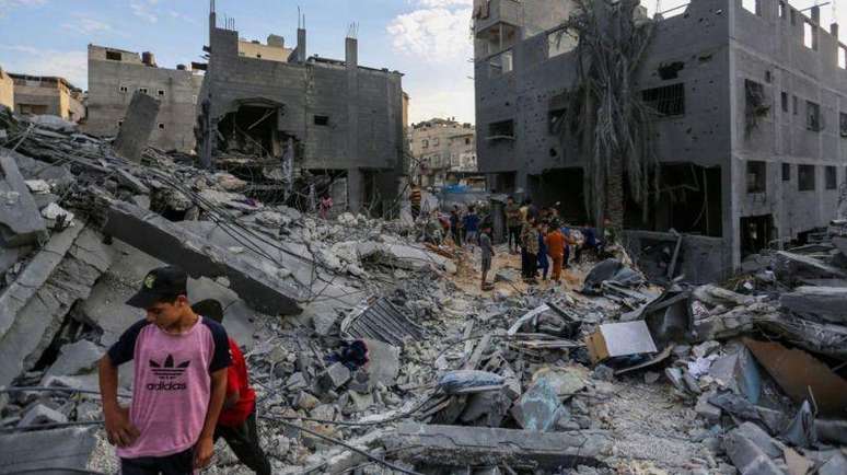 Os ataques destruíram diversas regiões de Gaza