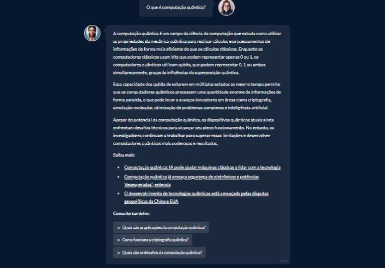 Léia é capaz de dar respostas atualizadas porque tem como base de dados as notícias do jornal