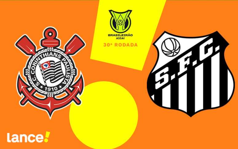 Santos x Corinthians: as prováveis escalações dos time para a