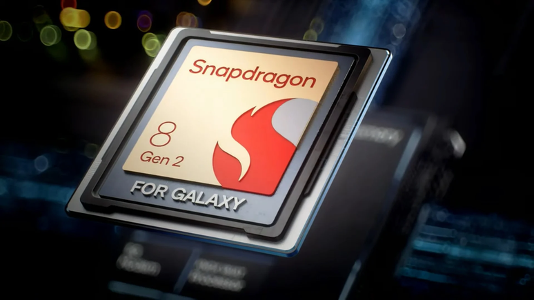 Samsung tem parceria coma Qualcomm para utilizar chips Snapdragon em smartphones Galaxy específicos. (Imagem: Samsung/Divulgação)