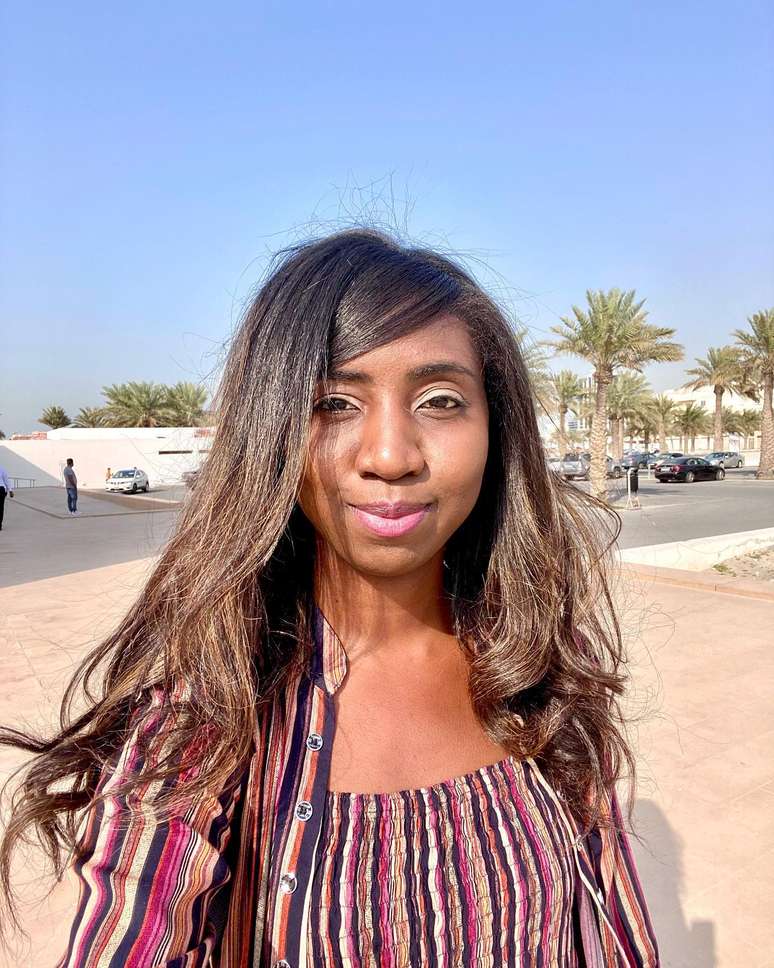 Nataly Castro viajando pelo mundo