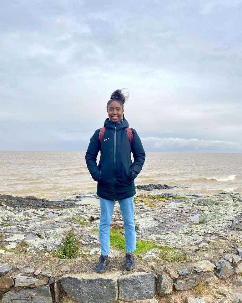 Nataly Castro viajando pelo mundo