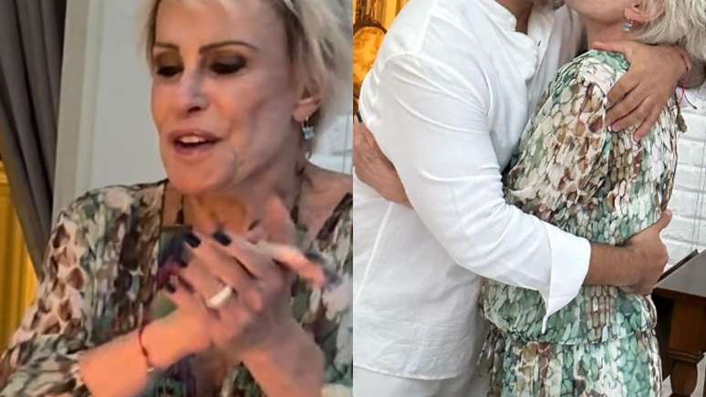 Ana Maria Braga Surge Aos Beijos No Aniversário Do Namorado