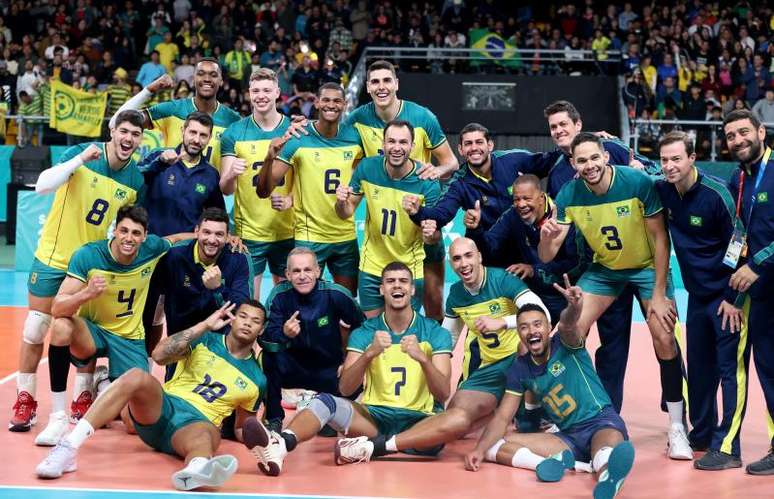 Vôlei masculino do Brasil está classificado no Pan 2023