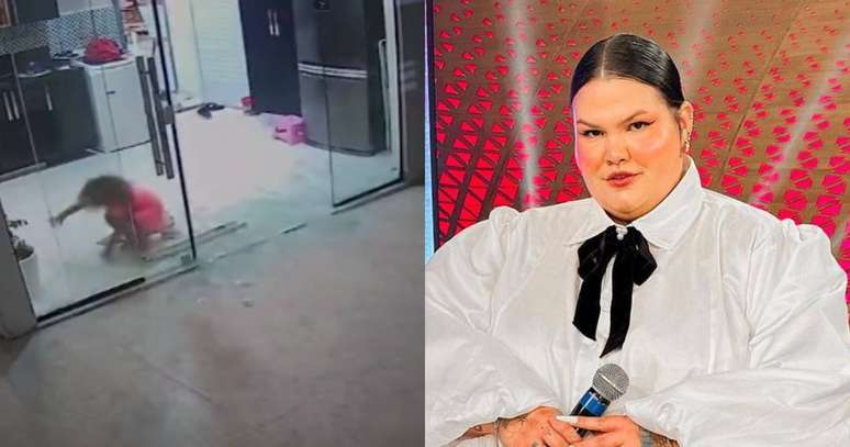 Glass door breaks and almost hits influencer Thais Carla’s daughter;  watch the video