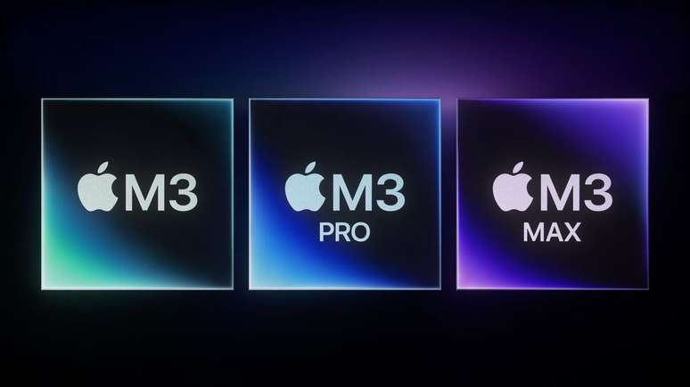 Apple apresenta pela primeira vez três modelos da família de chips Apple Silicon ao mesmo tempo (Imagem: Reprodução/Apple)