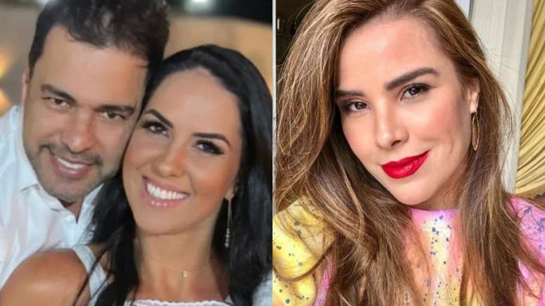 Zezé Di Camargo, Graciele Lacerda e Wanessa Camargo. Reprodução/ Instagram