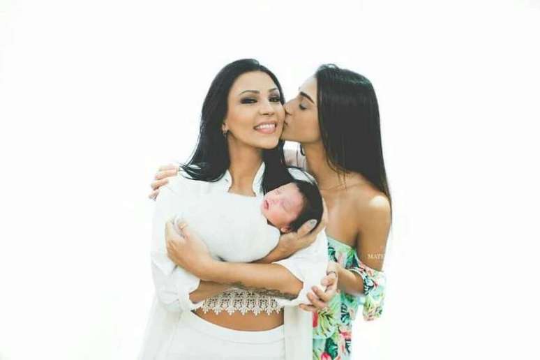 Bia Miranda, Jenny Miranda and Enrico (Playback/Instagram) Bia Miranda, Jenny Miranda and Enrico (Playback/Instagram)