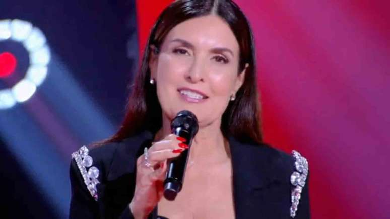 Fátima Bernardes no The Voice Brasil (Divulgação/TV Globo)