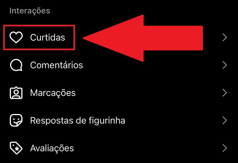 Na opção