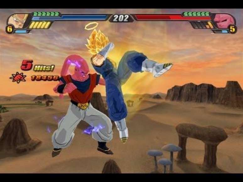 Vegeta e Goku s&atilde;o os &uacute;nicos personagens que podem equipar a aur&eacute;ola e exibi-la em Budokai Tenkaichi 3.