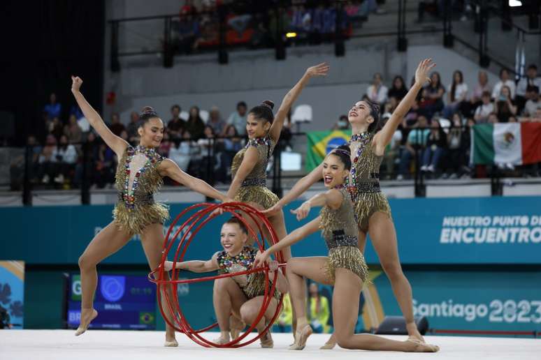 Rhythmic gymnastics guarantees Brazil the 55th gold medal at the Pan