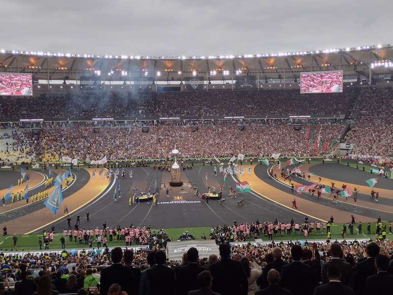 Festa de abertura da decisão da Libertadores 