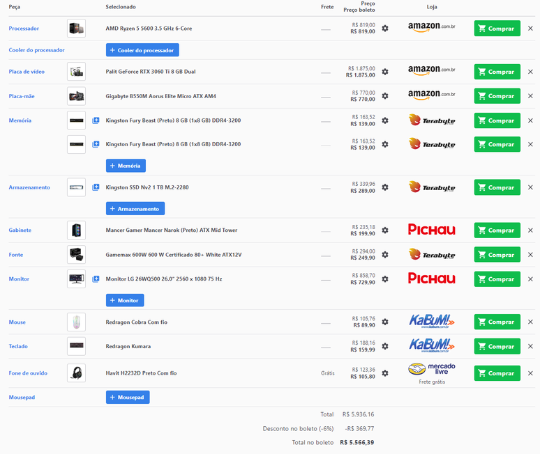 PC completo com perif&eacute;ricos para Alan Wake 2.