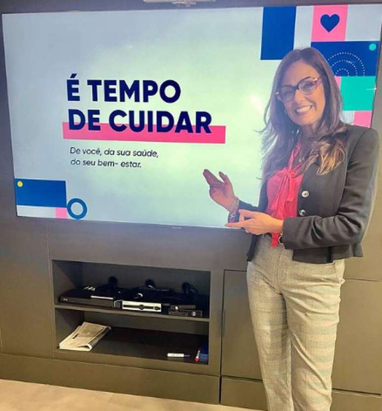 A apresentadora Cristina Ranzolin