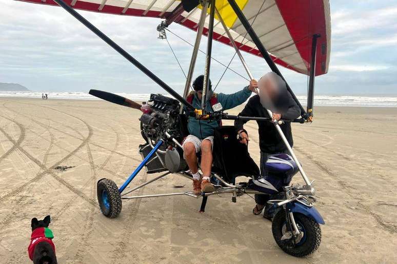 Ve&iacute;culo ultraleve trike era especialidade do piloto