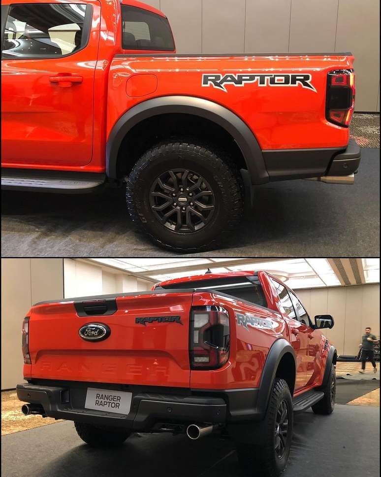 Ford Ranger Raptor flagrado no Brasil