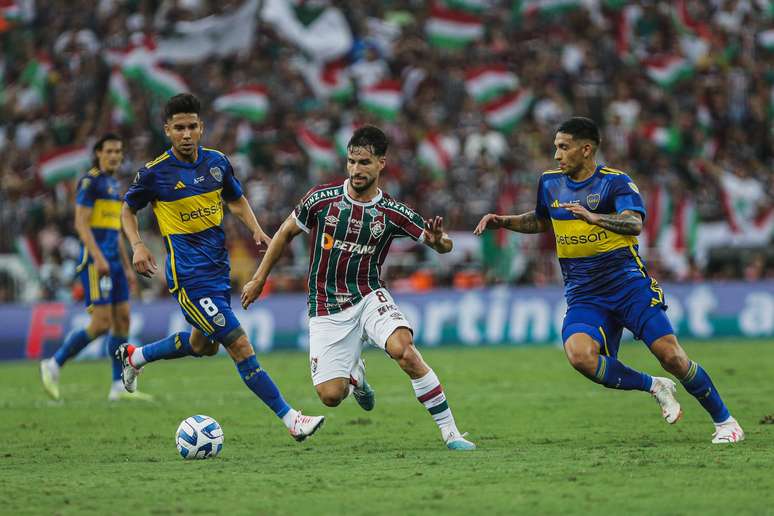 Martinelli foi titular contra o Boca (FOTO: LUCAS MERÇON / FLUMINENSE F.C.)