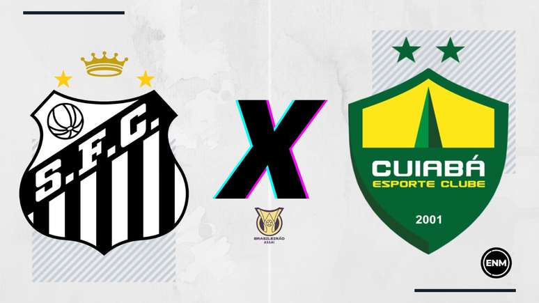 Onde assistir a Santos x Cuiabá e as escalações para o jogo pelo  Brasileirão