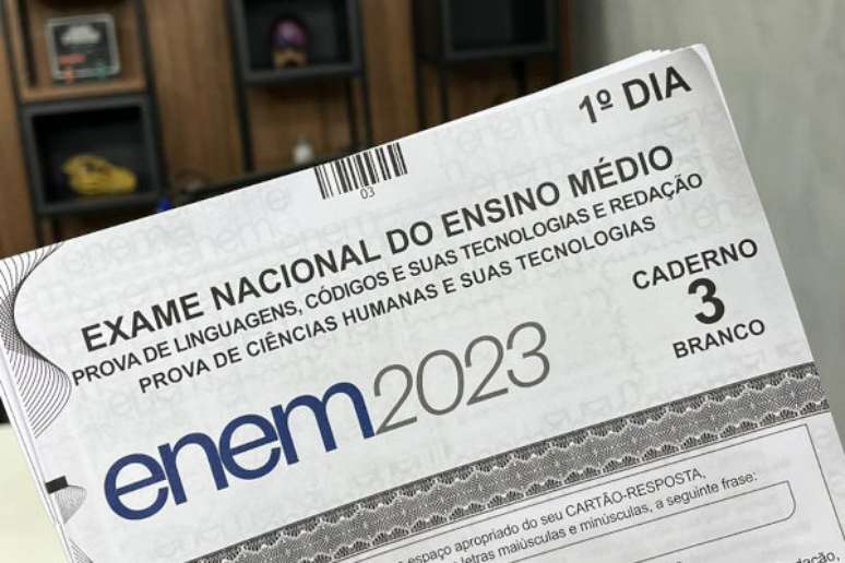 Questão 1 prova rosa Enem 2023 - Brasil Escola