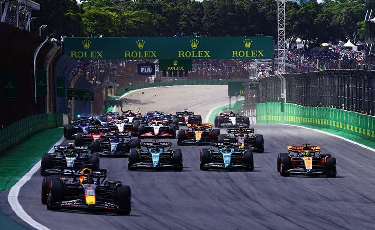 A conturbada largada do GP São Paulo de 2023