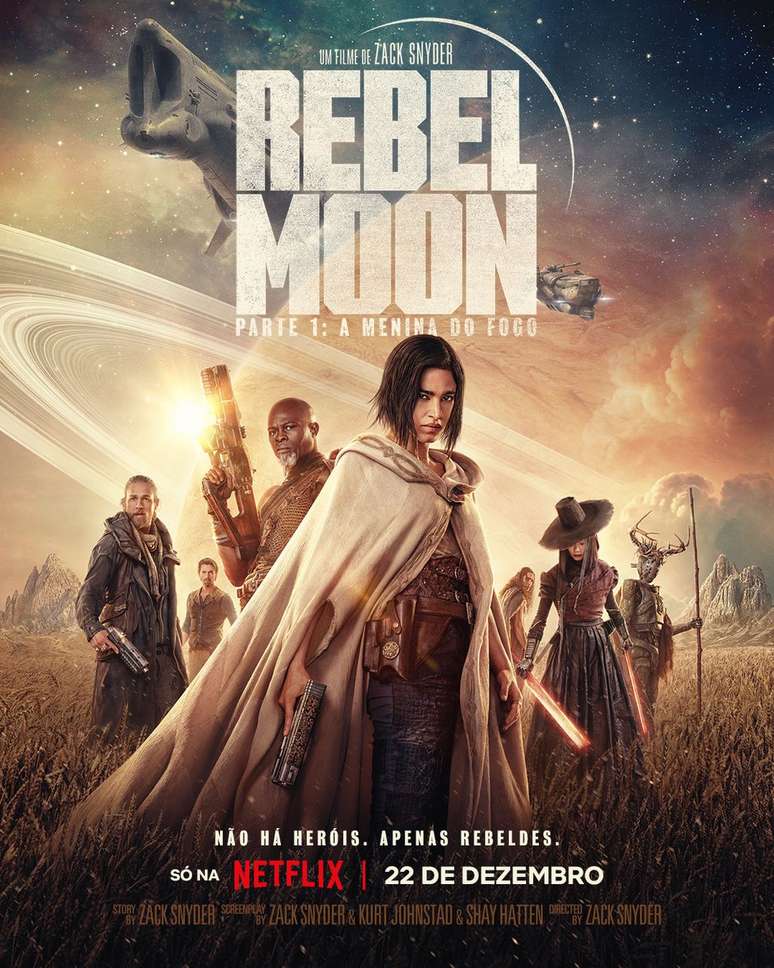 Rebel Moon: Parte 1  Zack Snyder confirma lançamento nos cinemas