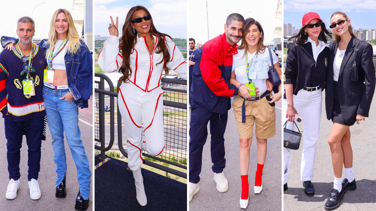 Famosos no GP de Interlagos 