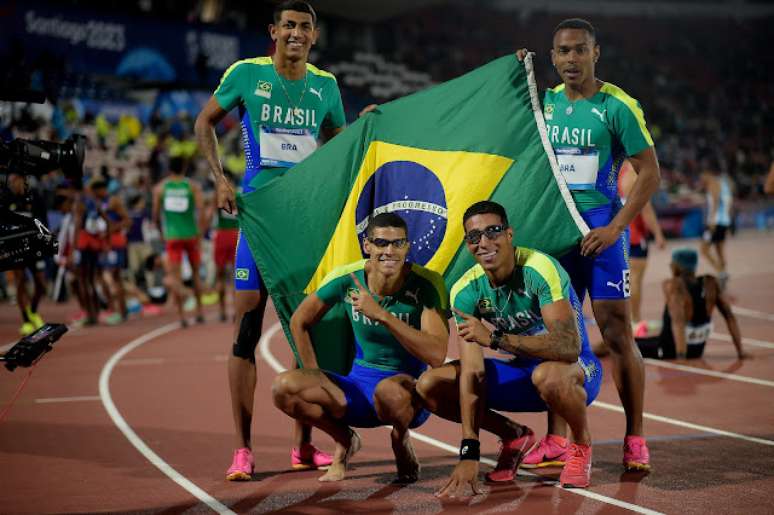 Brasil conquista o ouro no revezamento 4×400 no Pan-Americano 