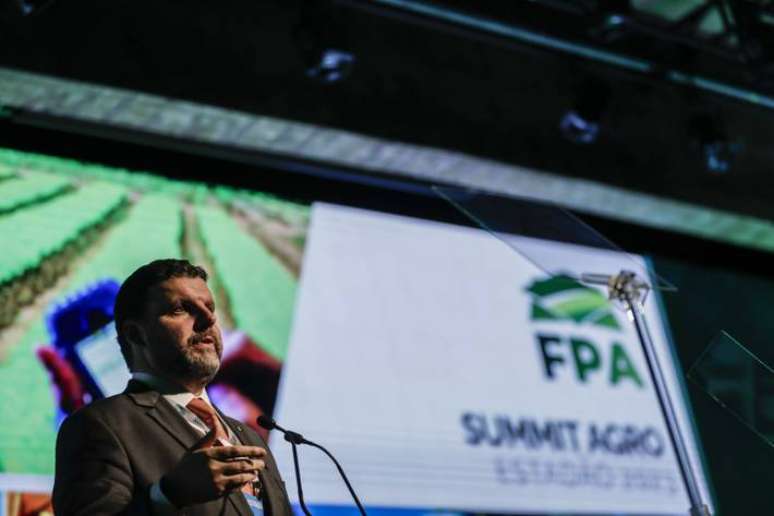Pedro Lupion, presidente da Frente Parlamentar de Agropecuaria (FPA), durante o Estadao Summit Agro 2023