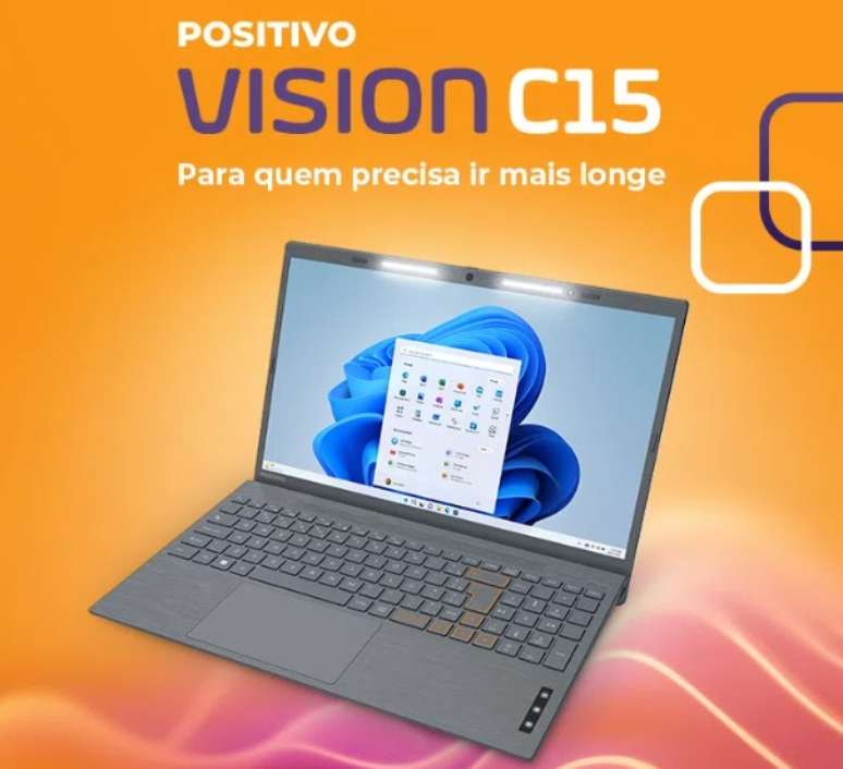 O Vision C15, um dos modelos acess&iacute;veis da marca com Lumina Bar.