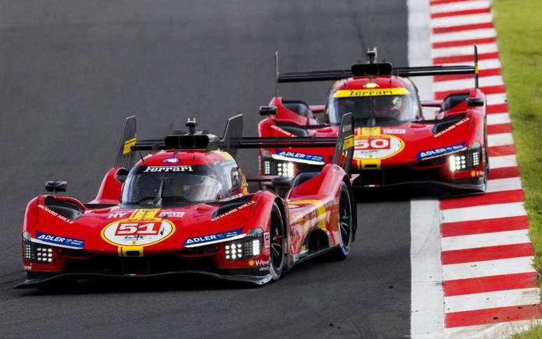 Ferrari em ação em Fuji: time ainda não decidiu se usará melhorias previstas em regulamento