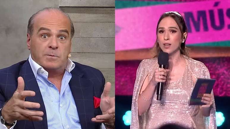 Marcelo de Carvalho e Tatá Werneck. Reprodução/ Instagram e Globo
