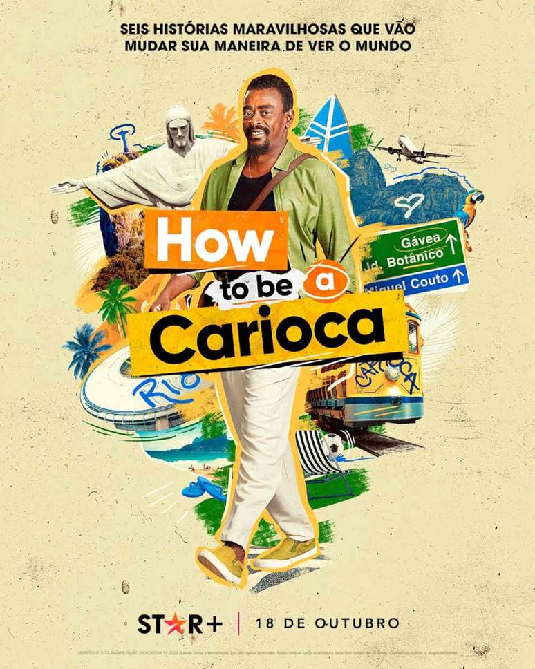 Poster oficial da série ‘How to be a carioca’ (Divulgação)