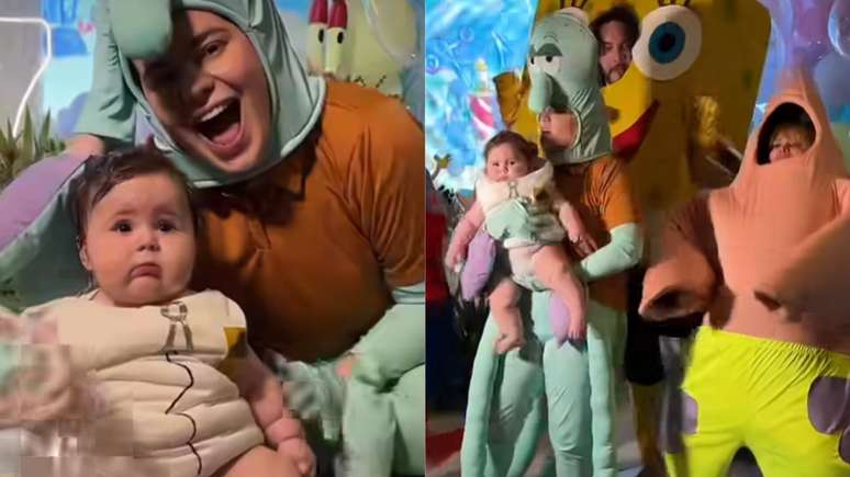 Viih Tube and Eliezer celebrate their daughter’s seven months with a themed party