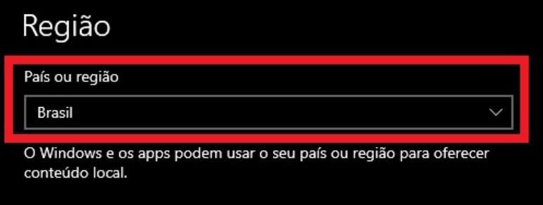 Clique na caixa para encontrar um outro país