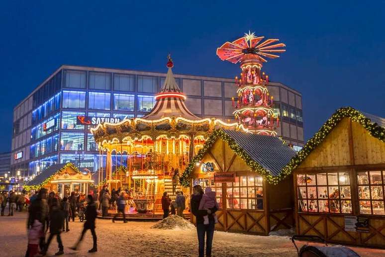 Mercado na Alexanderplatz 