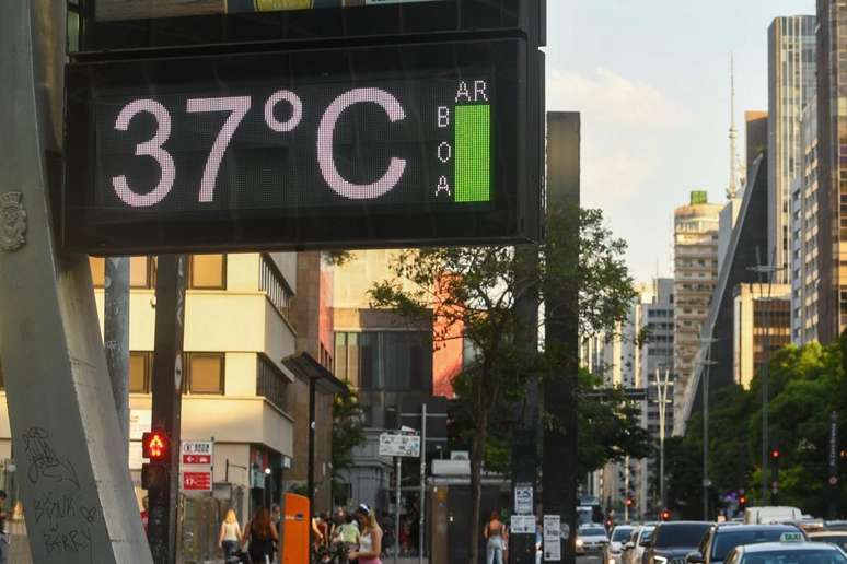 'Calorão' atinge novo recorde de temperatura em São Paulo nesta segunda-feira
