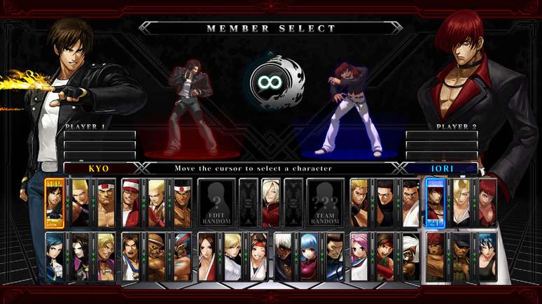 Todos os 36 lutadores lançados para The King of Fighters XIII estão inclusos no pacote