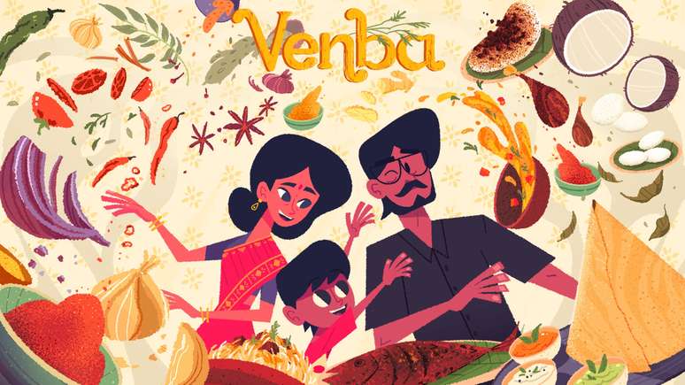 Comida indiana, muitas cores, trilha sonora tranquila e gameplay que nos faz pensar sobre a vida, vale a pena conhecer Venba.