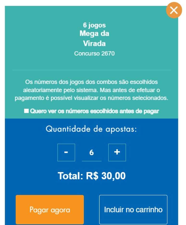 Mega da Virada: como apostar online pelo celular e computador 