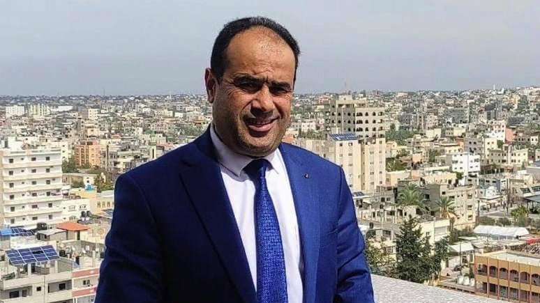 O médico Muhammad Abu Salamiya é o chefe do Hospital Al-Shifa na cidade de Gaza