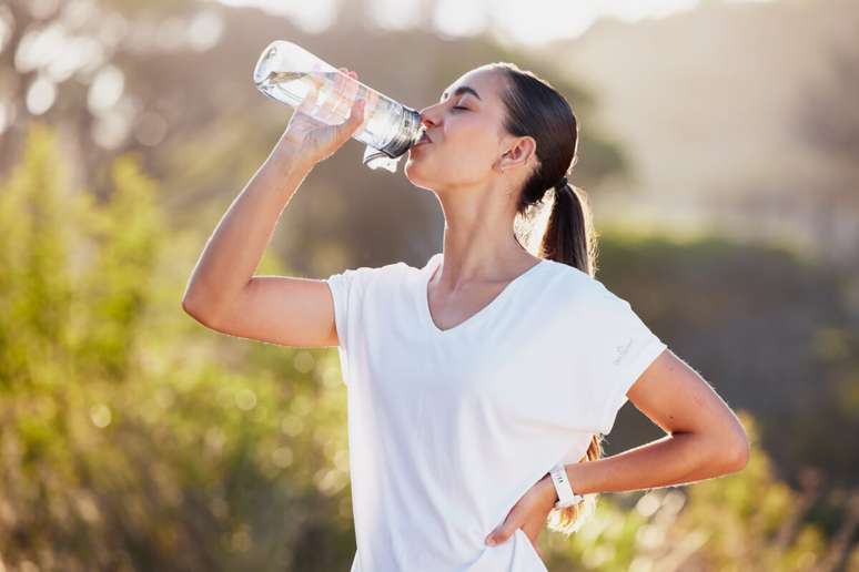 A Organização Mundial da Saúde orienta que adultos saudáveis consumam pelo menos dois litros de água por dia