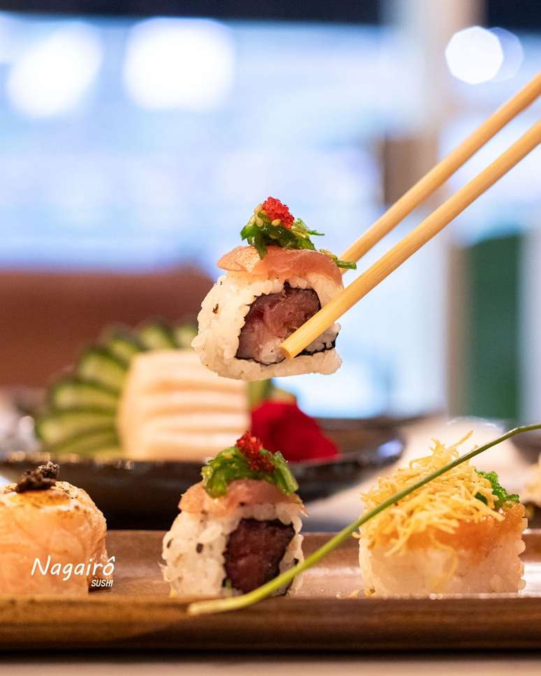 Nagairô Sushi serve rodízio japonês em dias de show e jogos no Allianz Parque