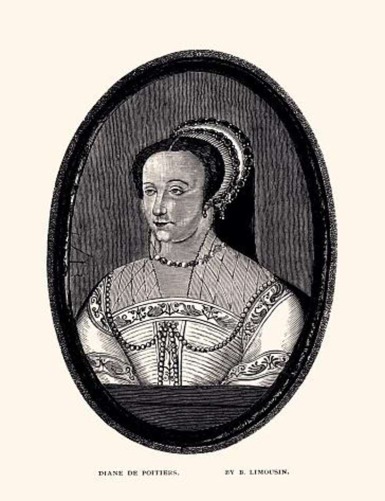 Diane de Poitiers managed to maintain a younger body until the time of her death at the age of 66. (Source: Getty Images/Reproduction) Diane de Poitiers managed to maintain a younger body until the time of her death at the age of 66. (Source: Getty Images/Reproduction)
