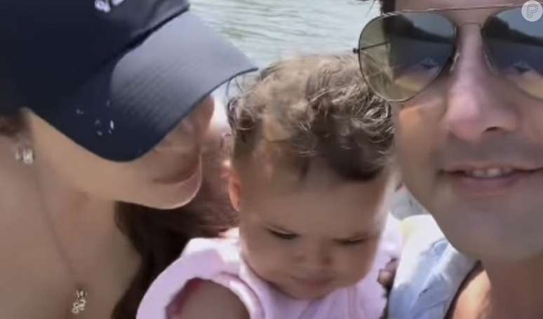 Bruno de Luca appears with his wife and daughter in his first video after accidentally leaving the web with Kayky Brito