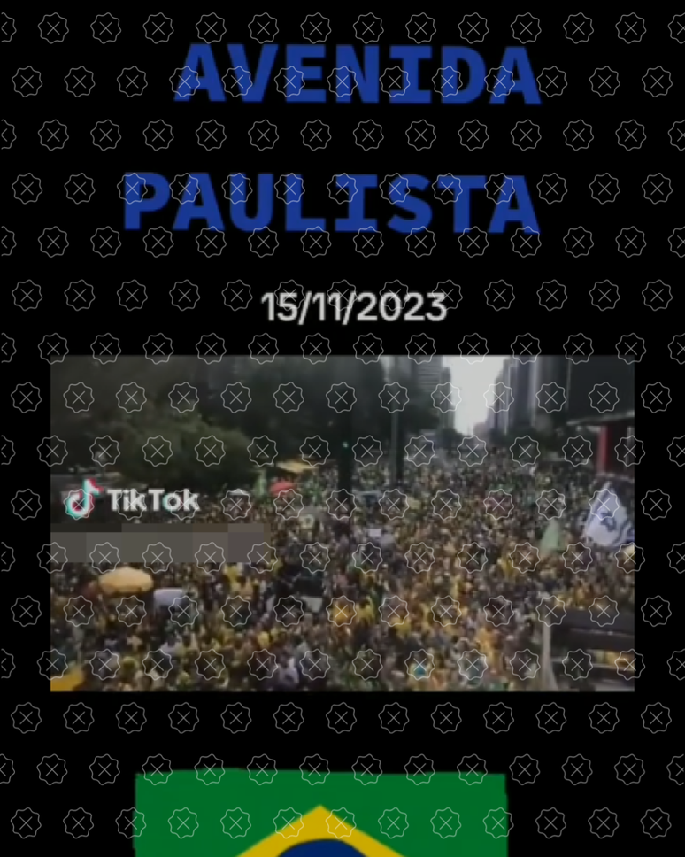 Vídeo que mostra milhares de pessoas na avenida Paulista em 2018 circula com legenda que alega que gravação foi feita em 15 de novembro de 2023