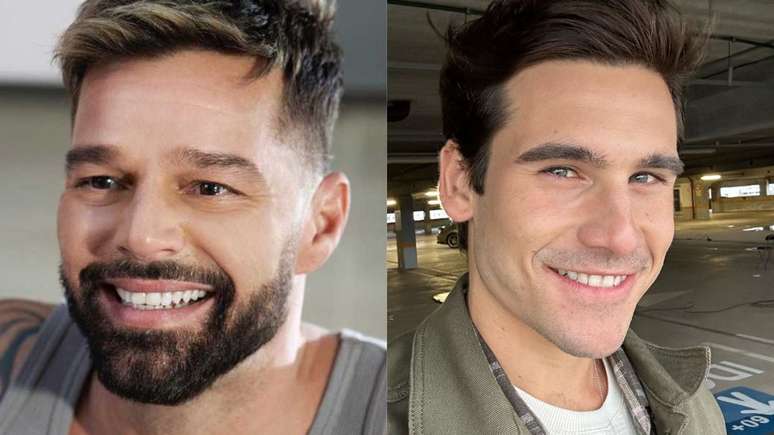 Ricky Martin e Nicolas Prattes.