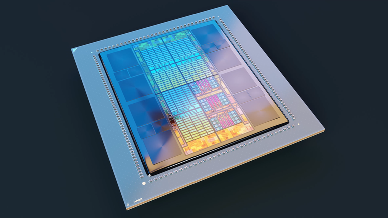 The MI300A combines 6 CDNA3 dies with 3 Zen4 dies, offering the first APU designed exclusively for AI and HPC. (Image: AMD/Disclosure) The MI300A combines 6 CDNA3 dies with 3 Zen4 dies, offering the first APU designed exclusively for AI and HPC. (Image: AMD/Disclosure)
