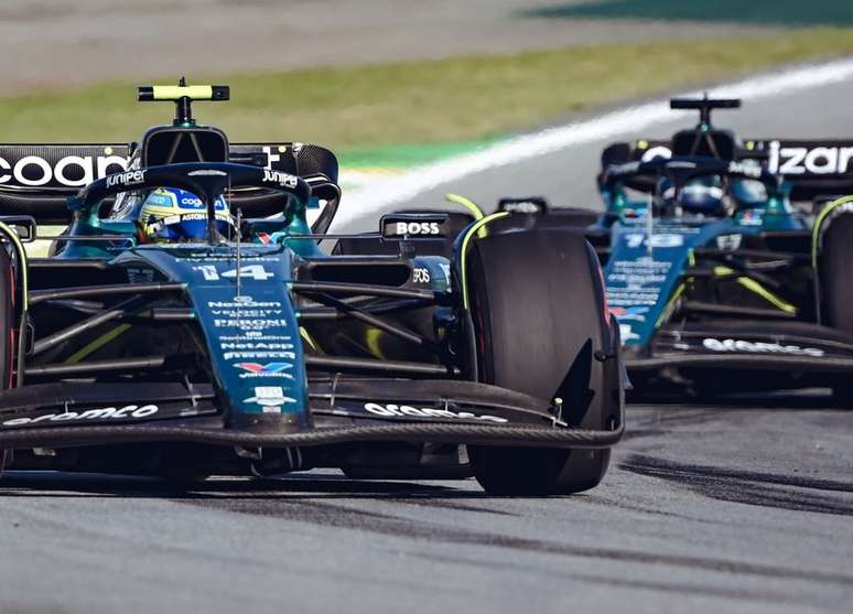 Alonso e Stroll em Interlagos: Aston Martin recebe apoio de investidor