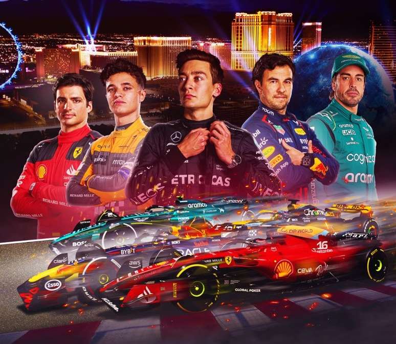 Treino Livre 2 GP de Las Vegas de Fórmula 1 (Narração Ao Vivo